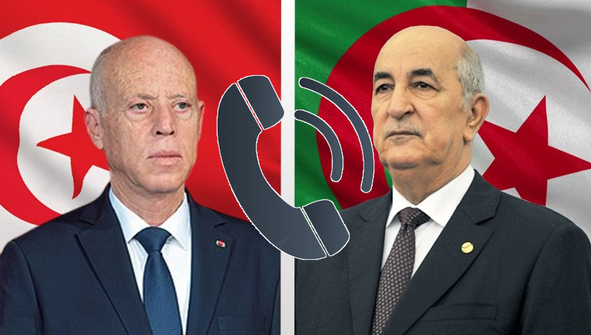 رئيس الجمهورية عبد المجيد تبون يجري مكالمة هاتفية مع قيس سعيد - Réveil d'algérie