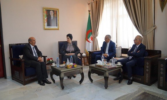 استقبلت وزيرة الثقافة والفنون،صورية مولوجي،الاثنين، وفدا من المُنظّمة العربية للتربية والثقافة والعلوم. - Réveil d'algérie