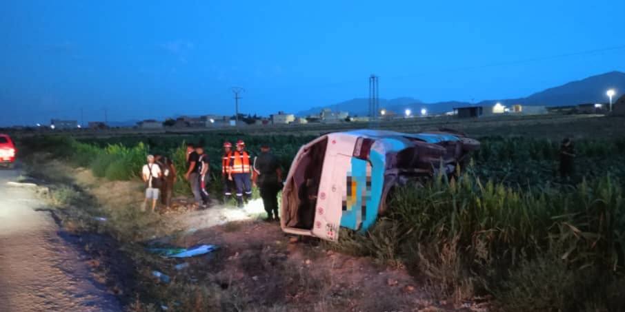 سطيف : 22 مصابًا في حادث إنحراف و إنقلاب حافلة لنقل المسافرين - Réveil d'algérie
