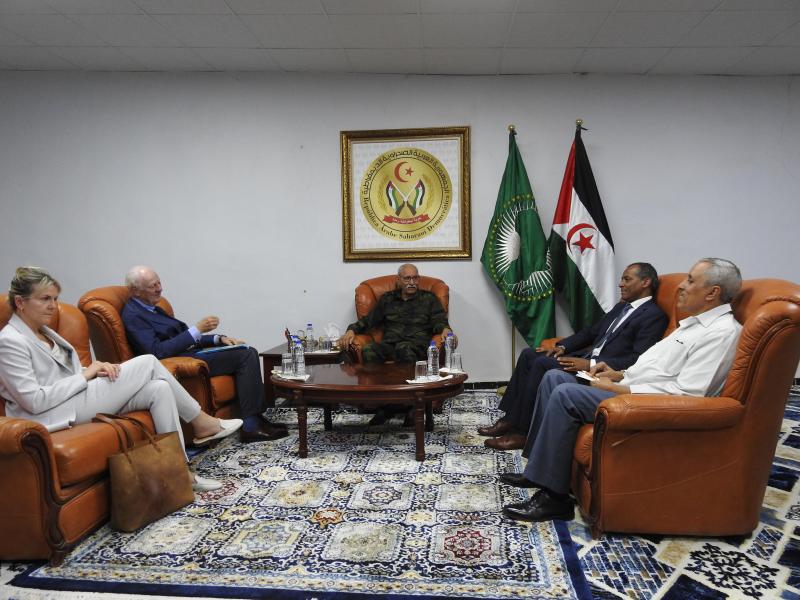 الصحراء الغربية: المبعوث الأممي “دي ميستورا” يزور مخيمات اللاجئين ويلتقي بالرئيس إبراهيم غالي - Réveil d'algérie