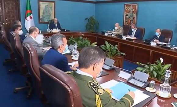 Le Président Tebboune préside une réunion périodique du Haut Conseil de Sécurité - Réveil d'algérie
