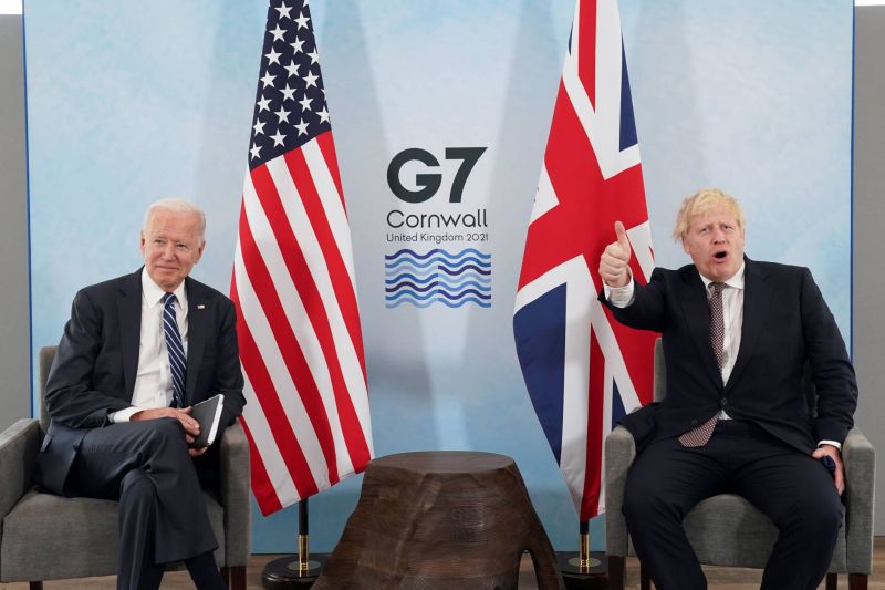 Avant le G7, Biden et Johnson célèbrent leur alliance malgré les divergences sur l’Irlande du Nord - Réveil d'algérie