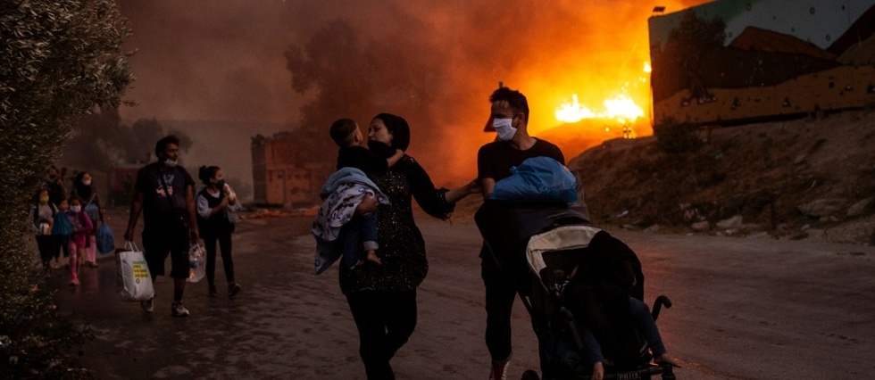 Grèce: procès de jeunes Afghans, accusés d’avoir mis le feu au camp de Moria à Lesbos - Réveil d'algérie