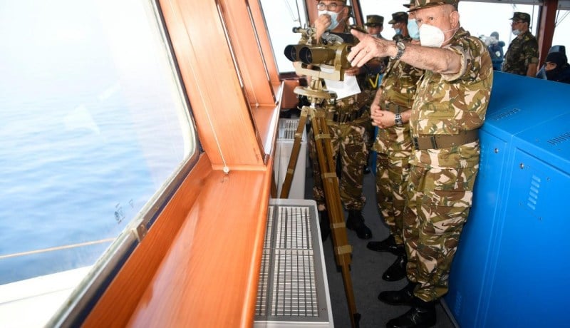 Mise en œuvre de la deuxième phase de l’exercice naval « Dissuasion 2021 ». - Réveil d'algérie