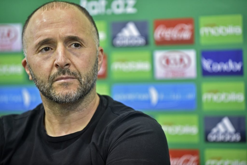 Le Sélectionneur De L'équipe Nationale De Football Djamel Belmadi, Est ...