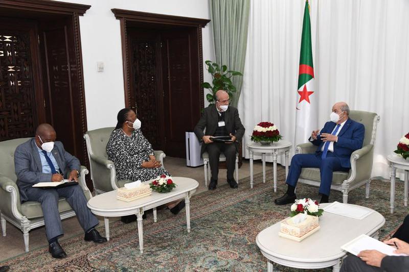 Le président Tebboune reçoit la ministre des Relations et de la Coopération de la République d’Afrique du Sud. - Réveil d'algérie