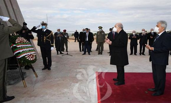Le Président Tebboune se recueille à la mémoire des martyrs tunisiens - Réveil d'algérie
