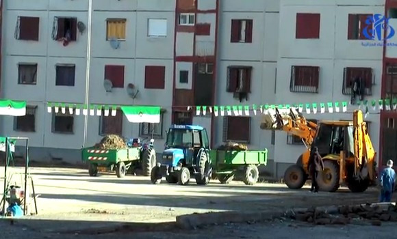Coup d’envoi des travaux de réalisation de sept (7) terrains de proximité à Khenchela. - Réveil d'algérie