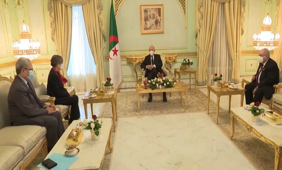 Le Président Tebboune reçoit la cheffe du Gouvernement tunisien. - Réveil d'algérie