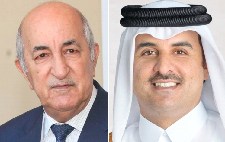 L’Emir de l’Etat du Qatar, cheikh Tamim Ben Hamad al-Thani salue les efforts et l’attachement du président de la République, Abdelmadjid Tebboune à faire réussir le prochain sommet arabe prévu en Algérie. - Réveil d'algérie