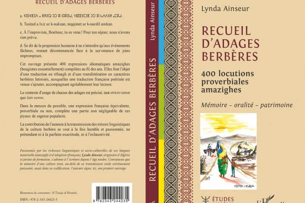 Parution de l’ouvrage de Lynda AINSEUR, intitulé « Recueil d’adages berbères ». - Réveil d'algérie