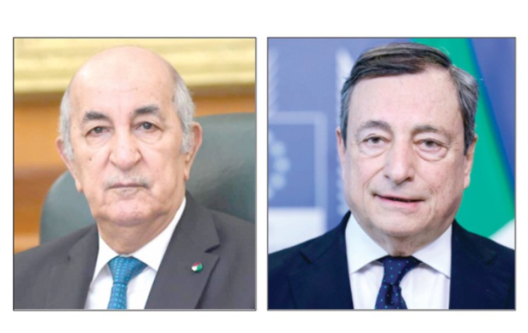 Coopération algéro-italienne : Deux accords énergétiques stratégiques seront signés lundi à Alger par Mario Draghi. - Réveil d'algérie