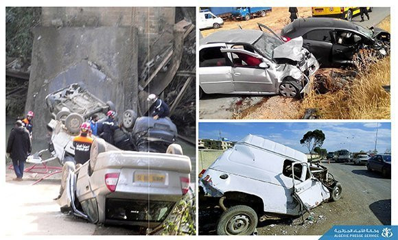 Accidents de la route: 33 décès et 1261 blessés en une semaine. - Réveil d'algérie