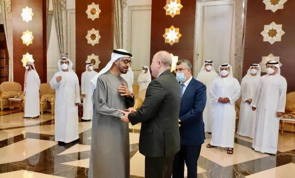 Le Premier ministre, M. Aïmene Benabderrahmane a présenté à Abu Dhabi, les condoléances à la famille du défunt cheikh Khalifa ben Zayed. - Réveil d'algérie