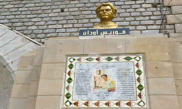 L’inauguration de la stèle commémorative de Maurice Audin à Alger. - Réveil d'algérie