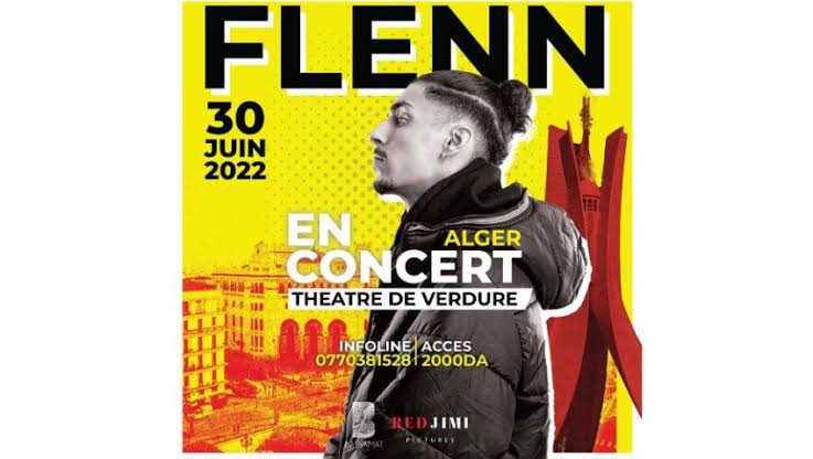 Le concert tant attendu : Flenn au théâtre de Verdure Laadi Flici. - Réveil d'algérie