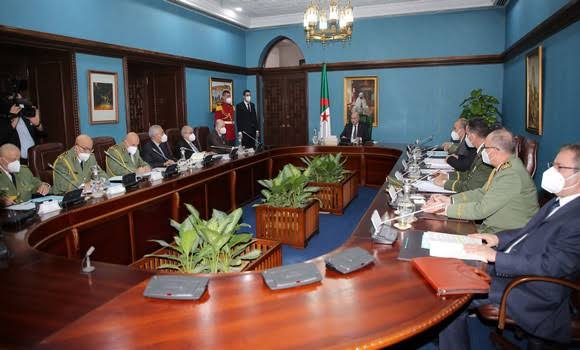 Le Président A. Tebboune a présidé une réunion du Haut Conseil de Sécurité. - Réveil d'algérie