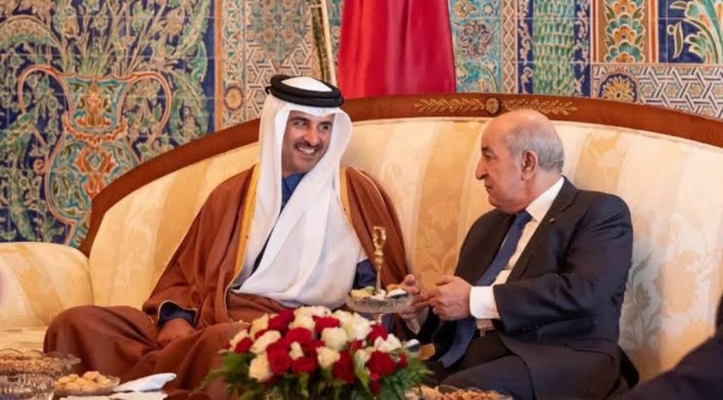 Le président A.Tebboune, s’est entretenu en tête-à-tête avec l’Emir de l’Etat du Qatar, son Altesse Cheikh Tamim Ben Hamad Al-Thani. - Réveil d'algérie