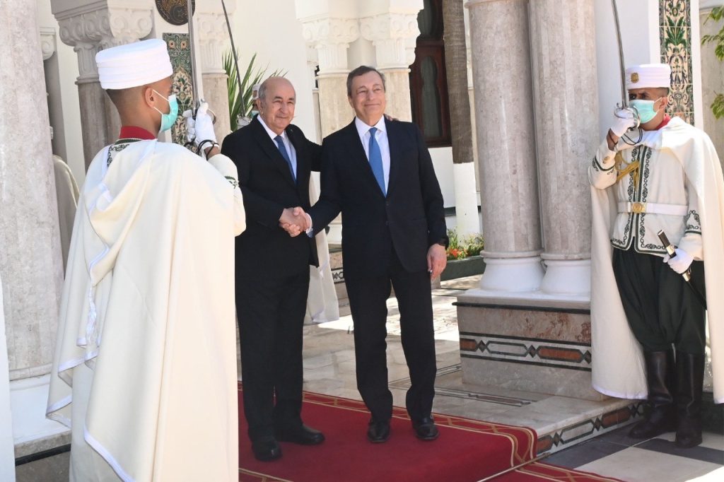 Le Président du Conseil des ministres italien Mario Draghi: « l’Algérie était « un partenaire très important » pour l’Italie dans différents domaines ». - Réveil d'algérie