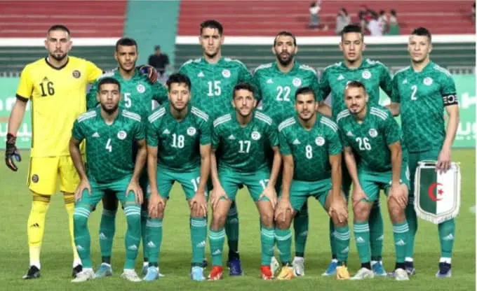 match nul pour l’équipe nationale algérienne de football A’ et la sélection nigériane A (2-2, mi temps (1-0). - Réveil d'algérie