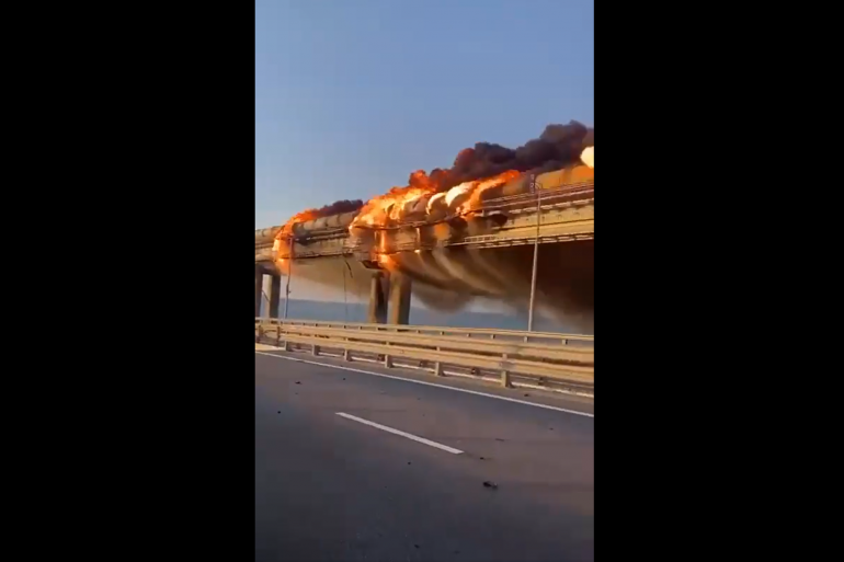 Explosion du pont en Crimée : La Russie lance une enquête. - Réveil d'algérie