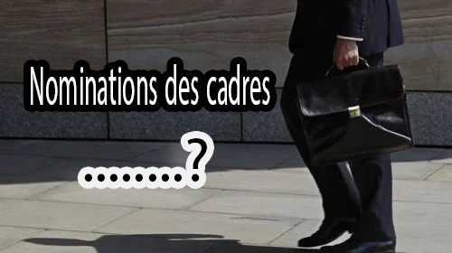 Nominations des cadres. - Réveil d'algérie