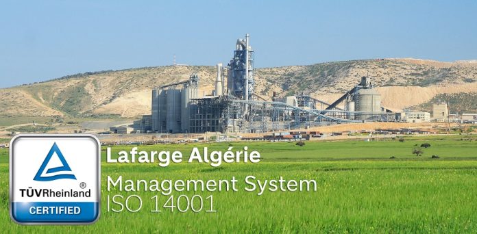 Les cimenteries de Lafarge Algérie certifiées ISO 14.001. - Réveil d'algérie