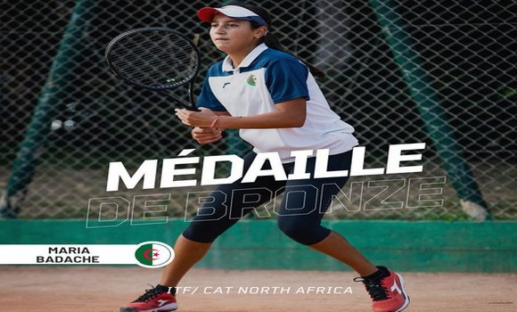 Tennis / Championnats d’Afrique du Nord U14 et U16 : Maria Badache en bronze. - Réveil d'algérie