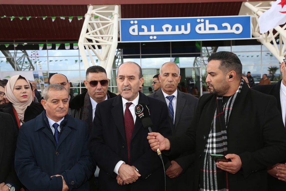 Ligne de chemin de fer Saïda-Frenda inaugurée. - Réveil d'algérie