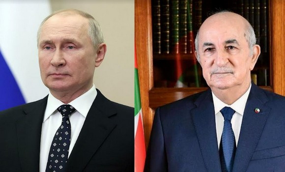 A. Tebboune à Moscou en mai 2023, après une conversation téléphonique avec V. Poutine. - Réveil d'algérie