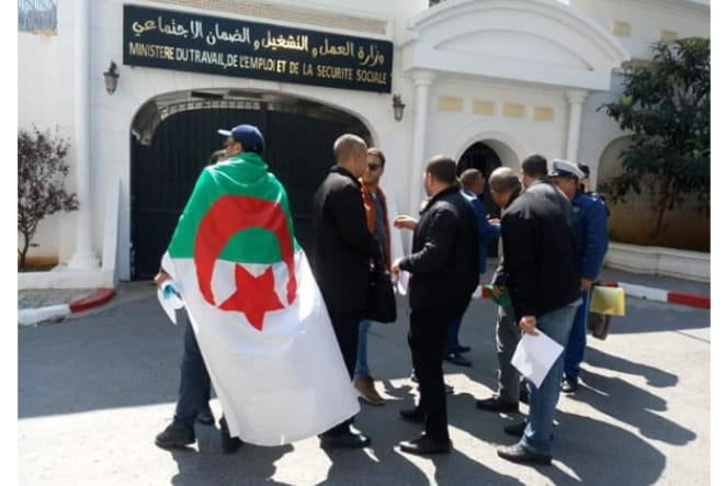 Ministère du travail : Grève des inspecteurs du travail les 9 et 10 avril. - Réveil d'algérie