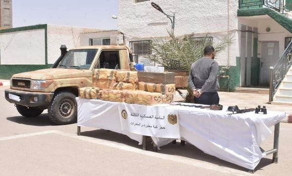 Mise en échec de tentatives d’introduction de 4 quintaux de kif traité via les frontières avec le Maroc. - Réveil d'algérie
