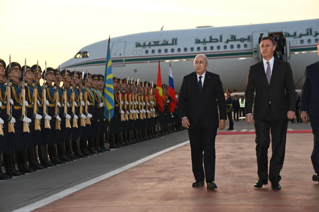 Le président de la République algérienne arrivé à Moscou pour une visite d’Etat de trois jours - Réveil d'algérie