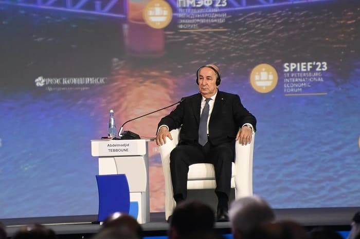 Forum économique international de Saint-Pétersbourg (SPIEF). - Réveil d'algérie