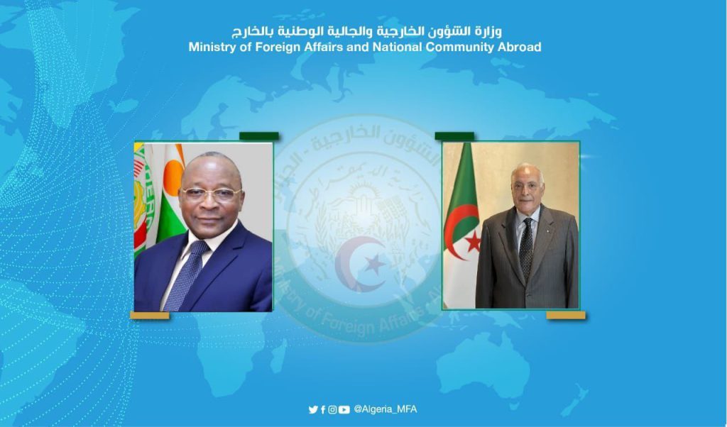 Attaf prend attache téléphoniquement avec son homologue nigérien. - Réveil d'algérie