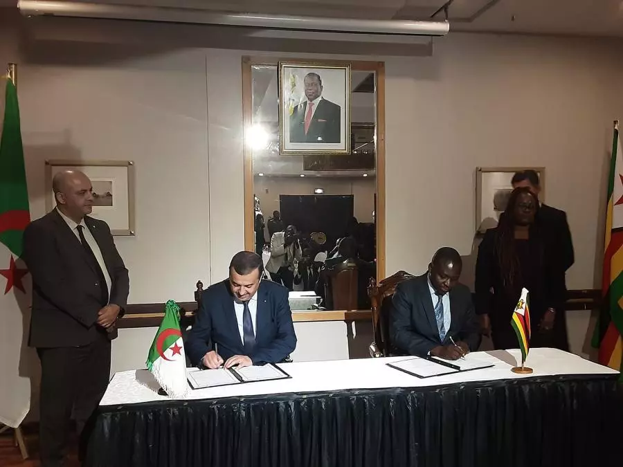 L’Algérie et le Zimbabwe signent un mémorandum d’entente pour le développement de la coopération bilatérale. - Réveil d'algérie