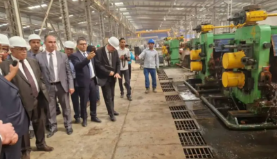 Ali Aoun inaugure une unité de fusion et de transformation des produits ferreux à Touggourt. - Réveil d'algérie