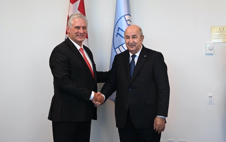 Le Président de la République s’entretient à New-York avec son homologue cubain. - Réveil d'algérie