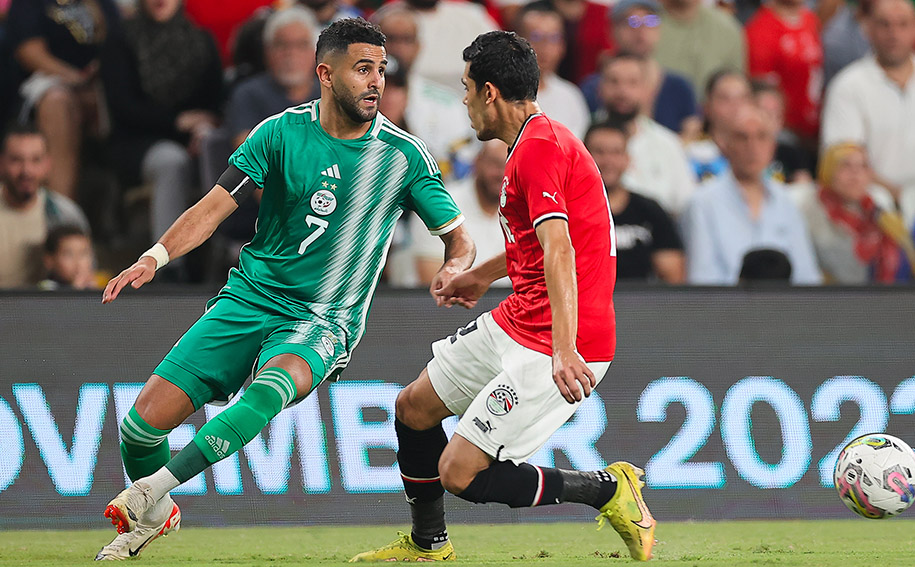 Match amical/ Algérie- Egypte1-1. - Réveil d'algérie