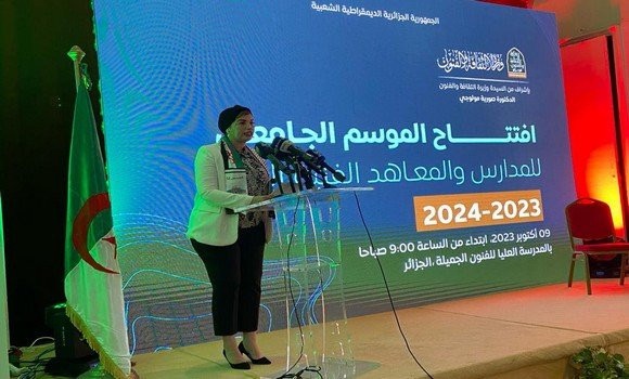 Écoles et instituts de formation artistique, Mouloudji donne le coup d’envoi de l’année universitaire. - Réveil d'algérie