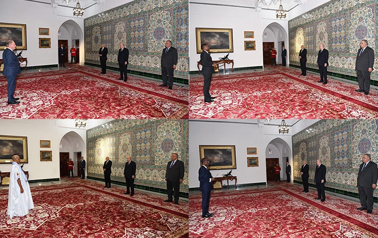 « Le Président de la République reçoit les lettres de créance de quatre nouveaux ambassadeurs » - Réveil d'algérie