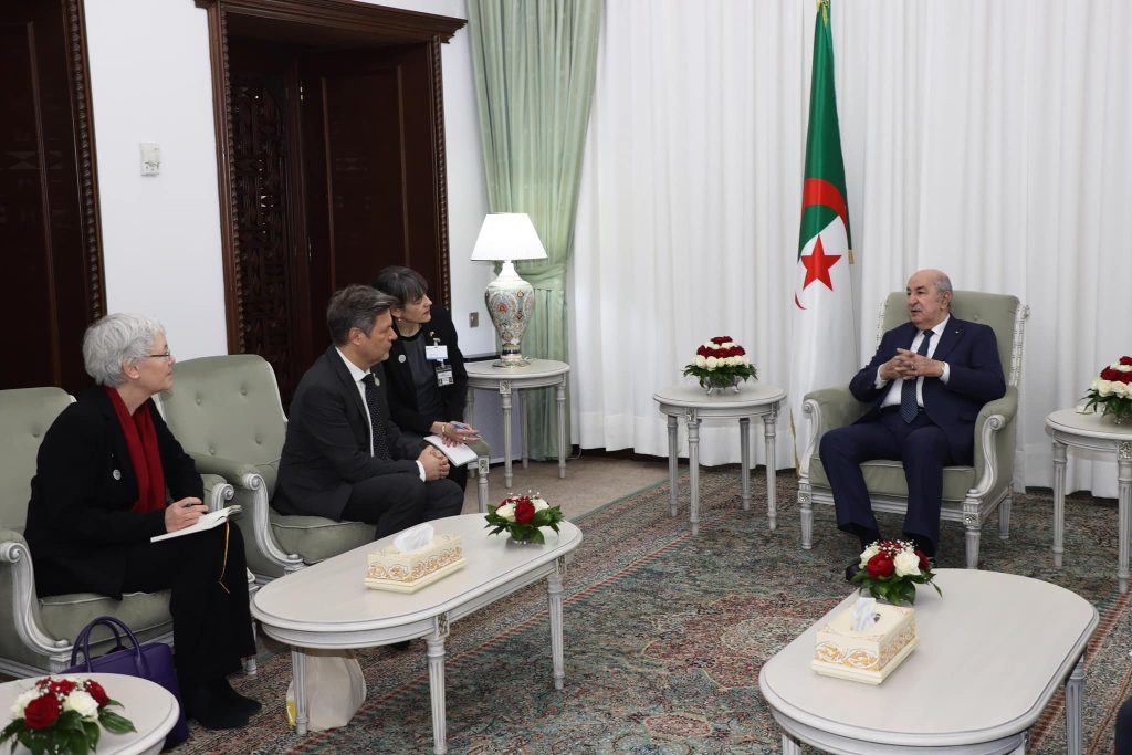 Le vice-chancelier allemand Robert Habeck en visite à Alger - Réveil d'algérie