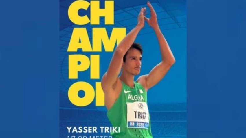 Athlétisme : Yasser Triki décroche la médaille d’or - Réveil d'algérie